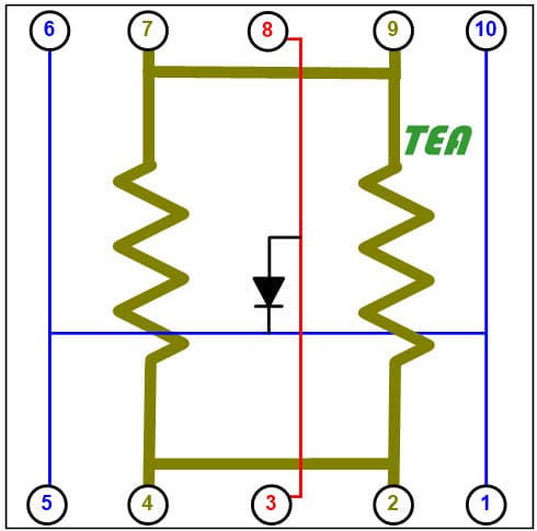 TTC-1001 — Thermal Test Chip (Arrayable Unit Cell 1mm x 1mm)